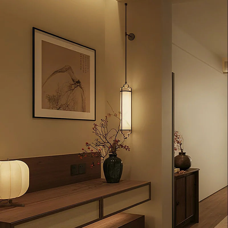 Alaric Arc Sculptural Marble-Look Wall Sconce – product view 6