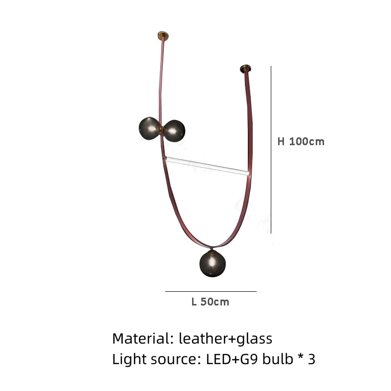 Nola Glow Glass Pendant Light – Modern – product detail 8
