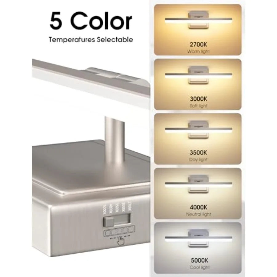 Designer LED Bathroom Vanity & Mirror Light – Modern Dimmable LED for Bathroom, Restaurant & Café | Oriana Halo by Evenlyr
