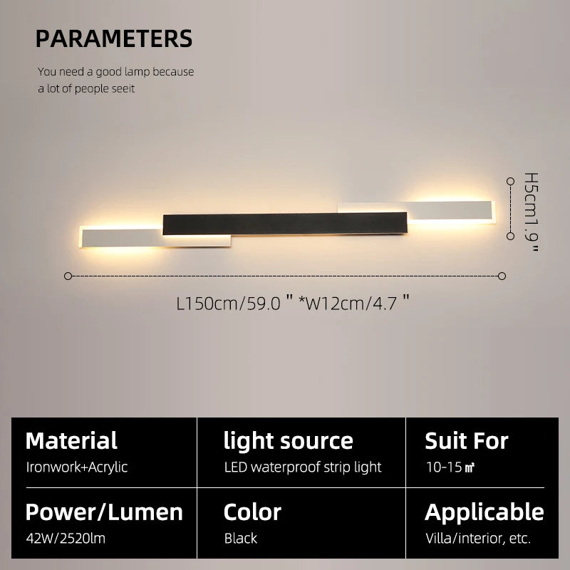 Merano IP65 Outdoor Wall Light for Garden Wall – Dimmable