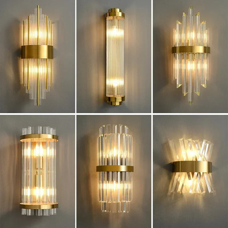 Crystal Wall Sconce – Art Deco LED for Bedroom & Bedside, Living Room, Hotel & Hospitality | Isola Orbit by Evenlyr