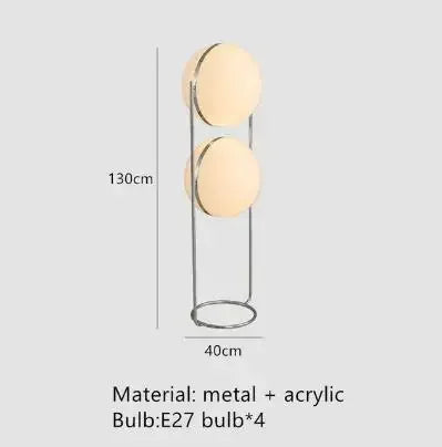Zora Cove Acrylic Floor Lamp – Nordic – product detail 8