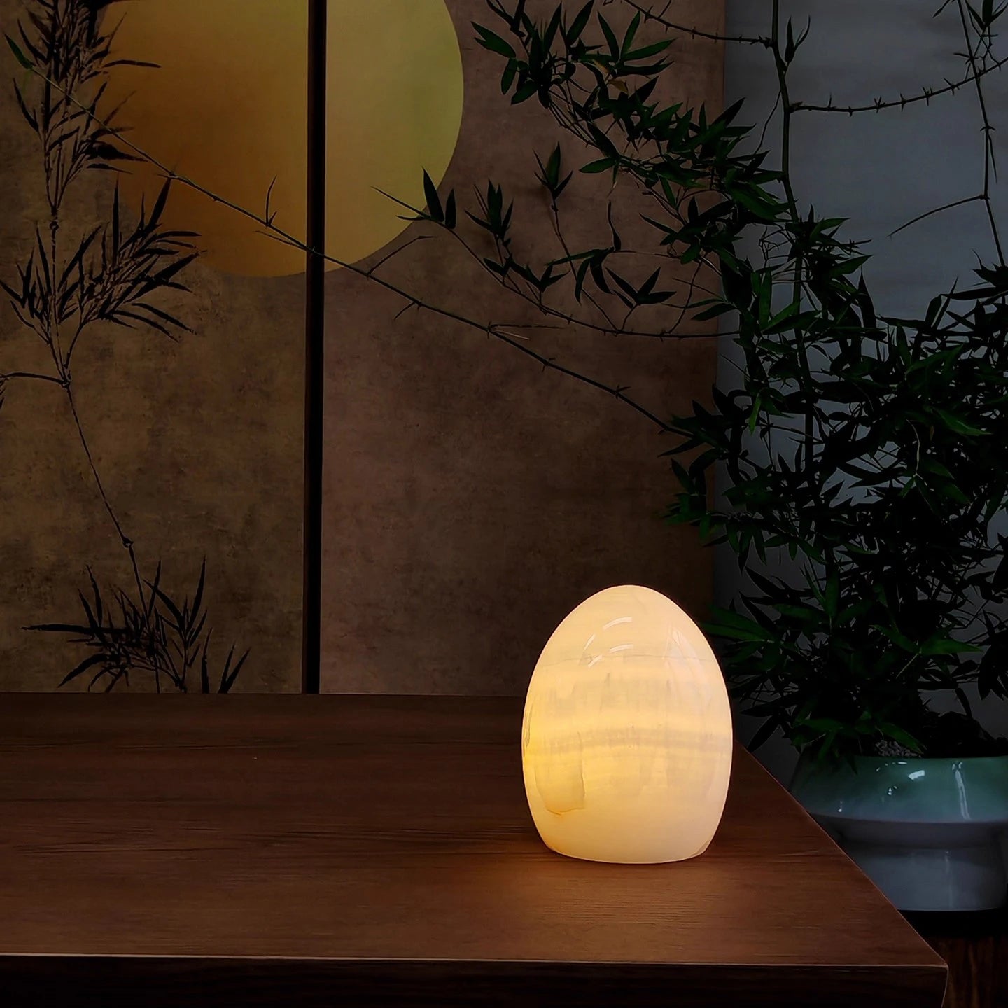 Marble Table Lamp – Nordic Modern Dimmable LED for Bedside, Desk & Office, Restaurant Table | Celeste Grove by Evenlyr