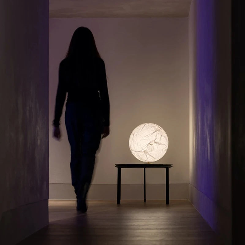 Paper Floor Lamp – Modern Minimalist for Living Room, Bedroom, Reading Corner | Aurelia Cascade by Evenlyr