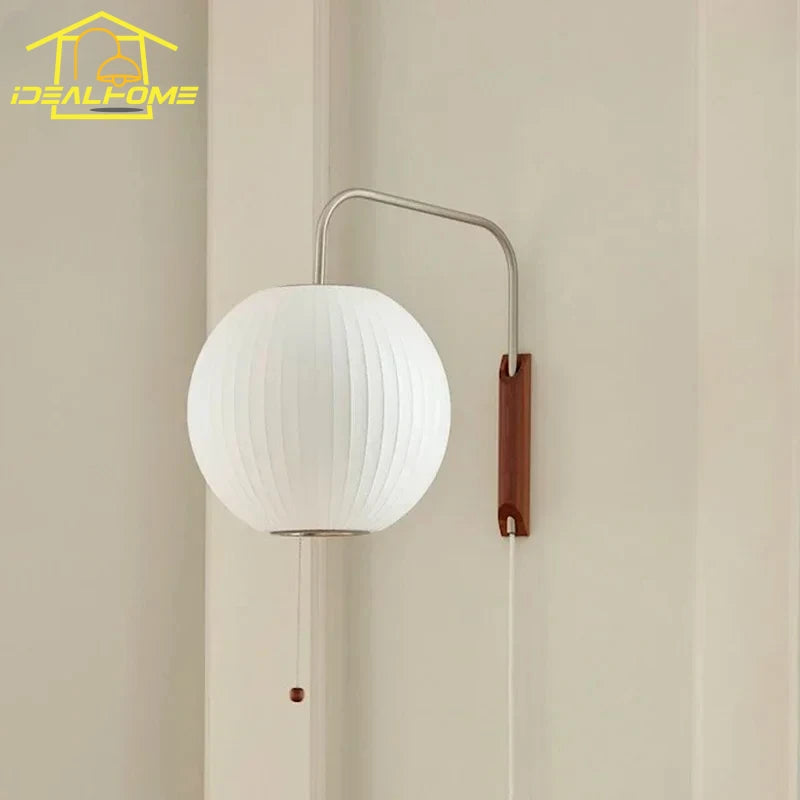 Fabric Wall Sconce – Art Deco for Bedroom, Living Room, Bathroom | Sorella Beam by Evenlyr