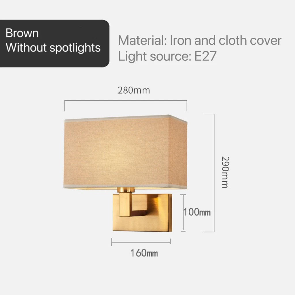 Wren Veil Fabric Wall Sconce – product view 10