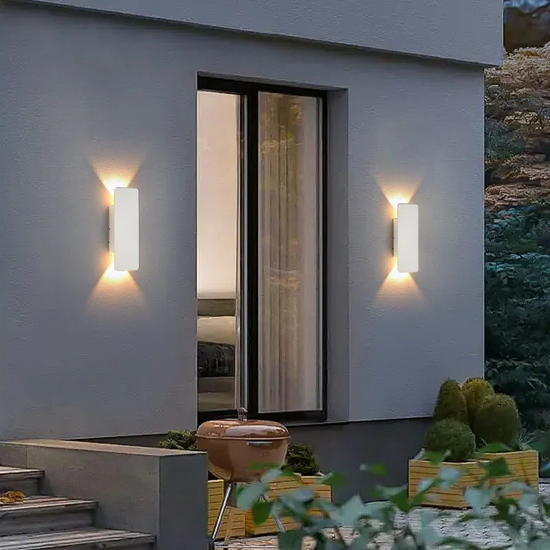 Firenze Up-and-Down Aluminum Outdoor Wall Light – IP65 – detail view 6