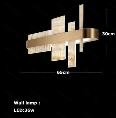 Orlena Dimmable Alabaster Linear Chandelier