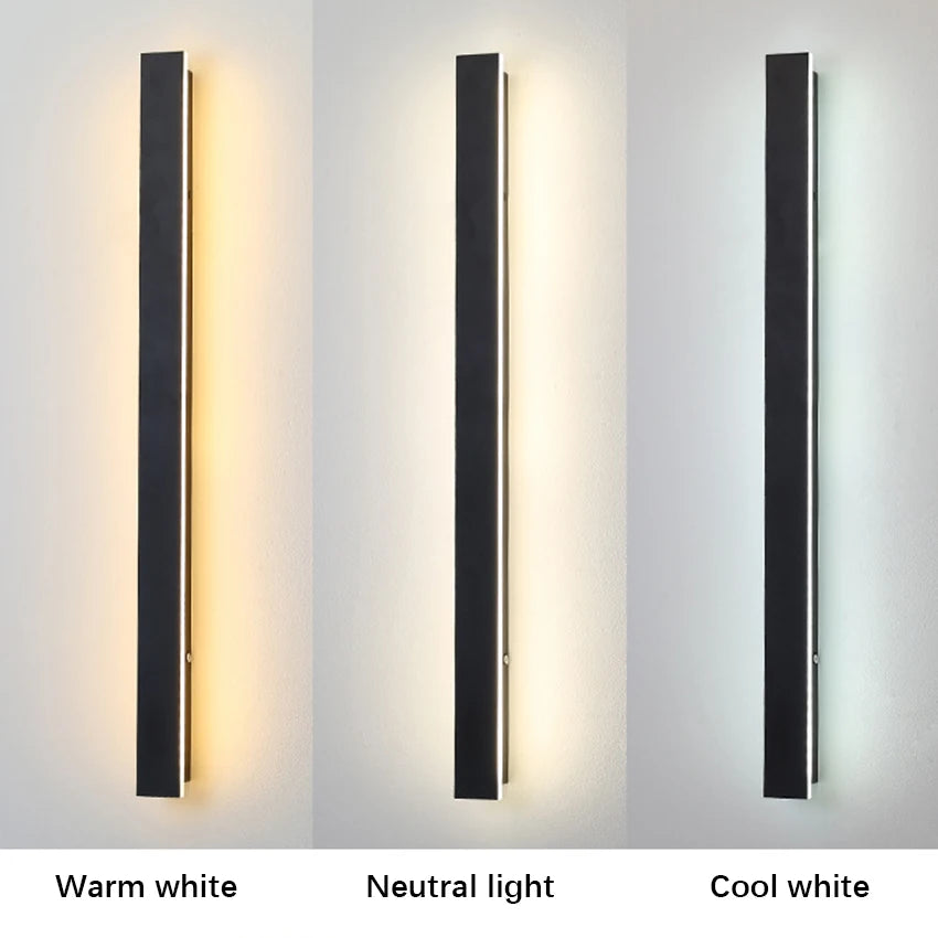 Ravena Aluminum Linear Outdoor Wall Light for Garden Wall – IP65 – detail view 4