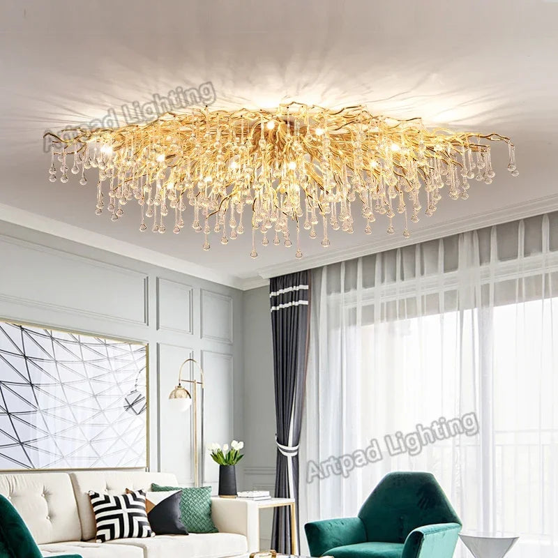 Maelis Contour Branch Crystal Chandelier – product view 2