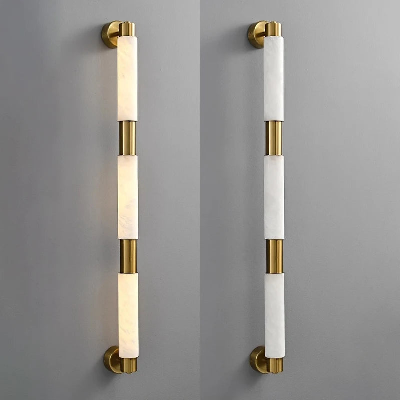 Evania Halo Marble Wall Sconce – product view 3