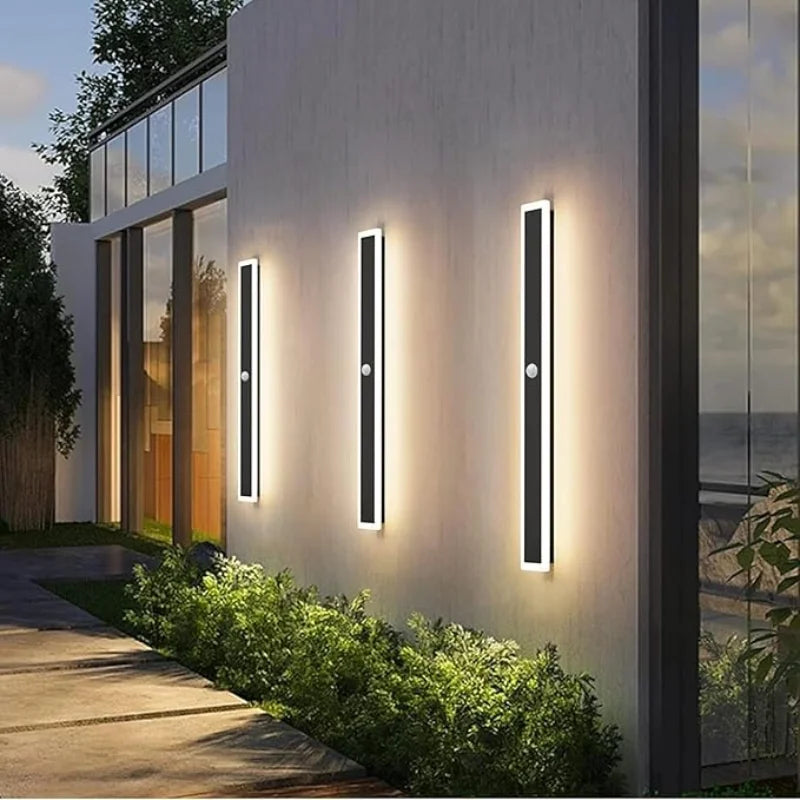 Helios Long Outdoor Wall Light for Garage – IP65 – product view