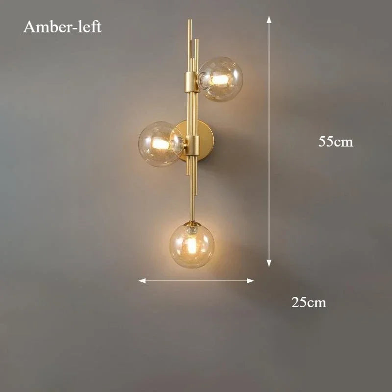 Fiore Contour Glass Wall Sconce – product view 9