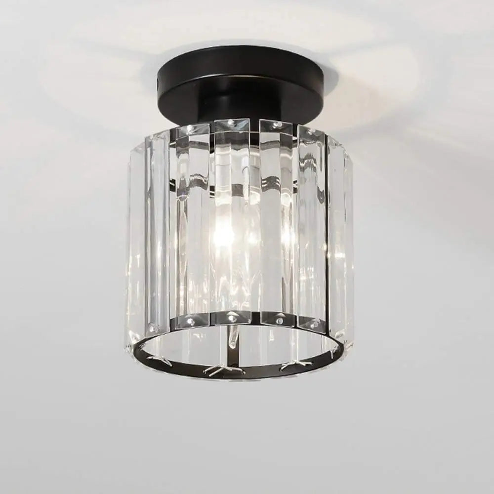Ginevra Flush Mount Crystal Chandelier for Bedroom