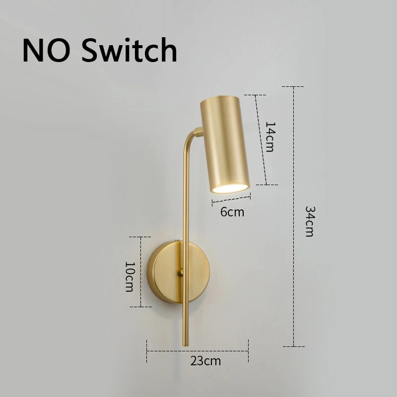 Siena Adjustable Bedside Reading Wall Light for Bedroom