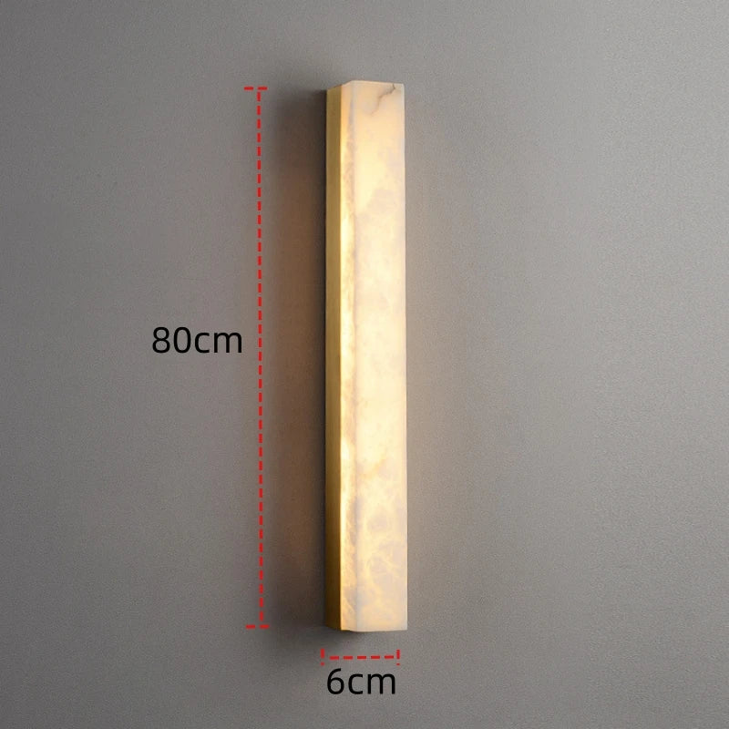 Junia Contour Marble Wall Sconce – product view 10