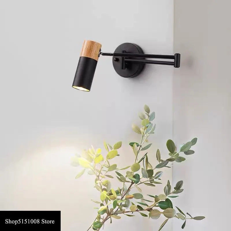 Thalia Arc Swing-Arm Metal Wall Sconce – product view 2