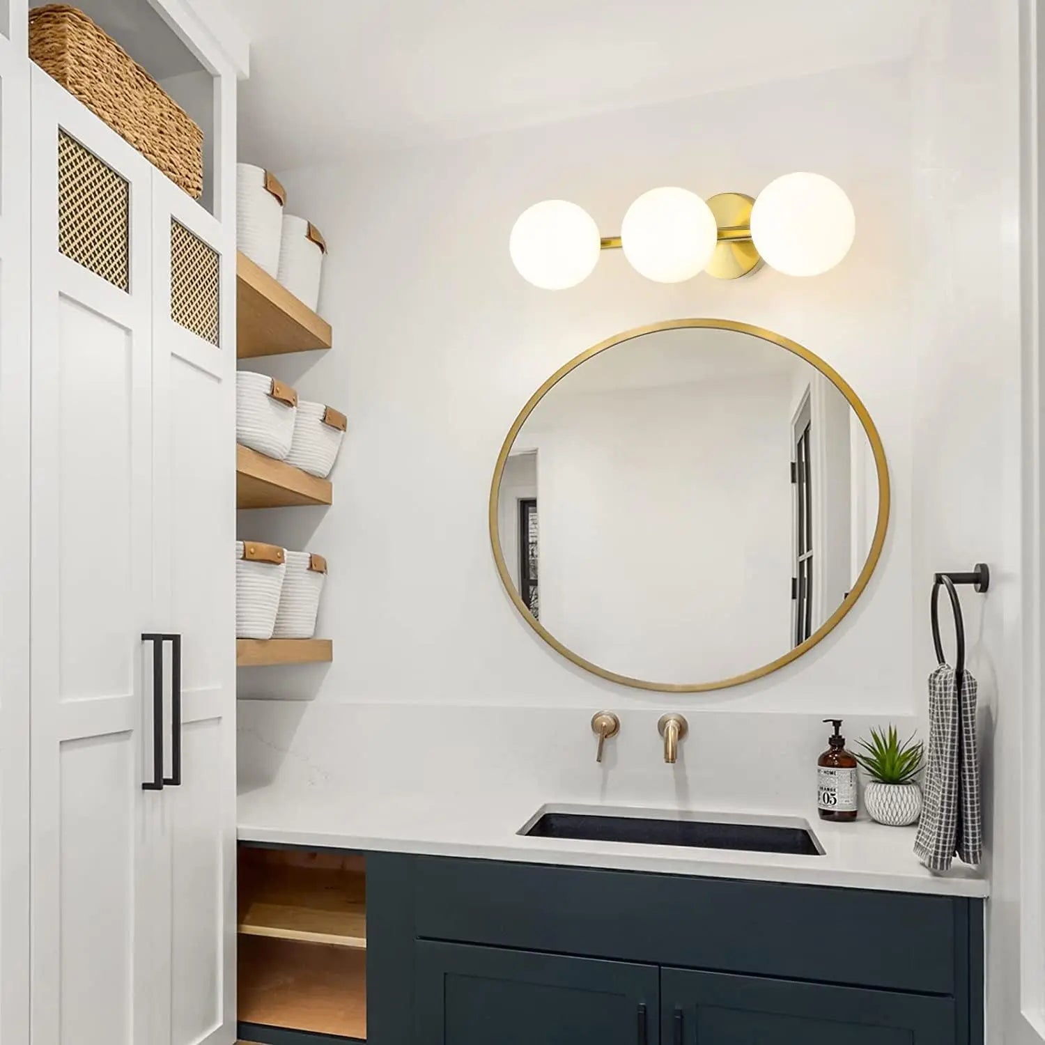 Glass Wall Sconce – Nordic Modern for Bedroom, Hallway, Bathroom | Maris Arc by Evenlyr