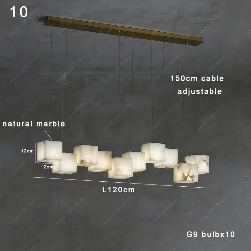 Wren Halo Alabaster Pendant Light – product view 15