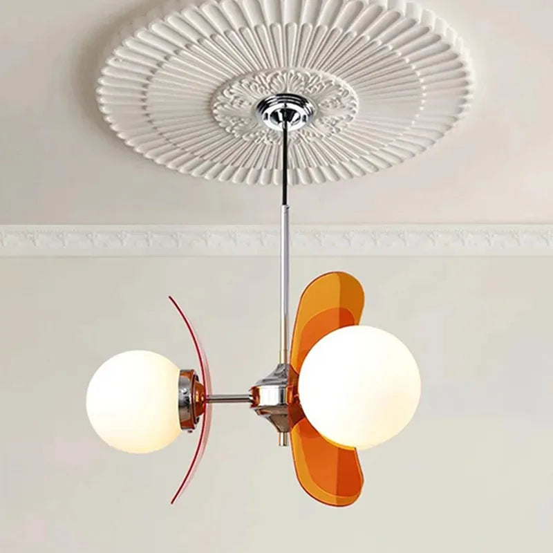 Merano Bauhaus Glass-Ball Chandelier for Dining Table – Mid-Century