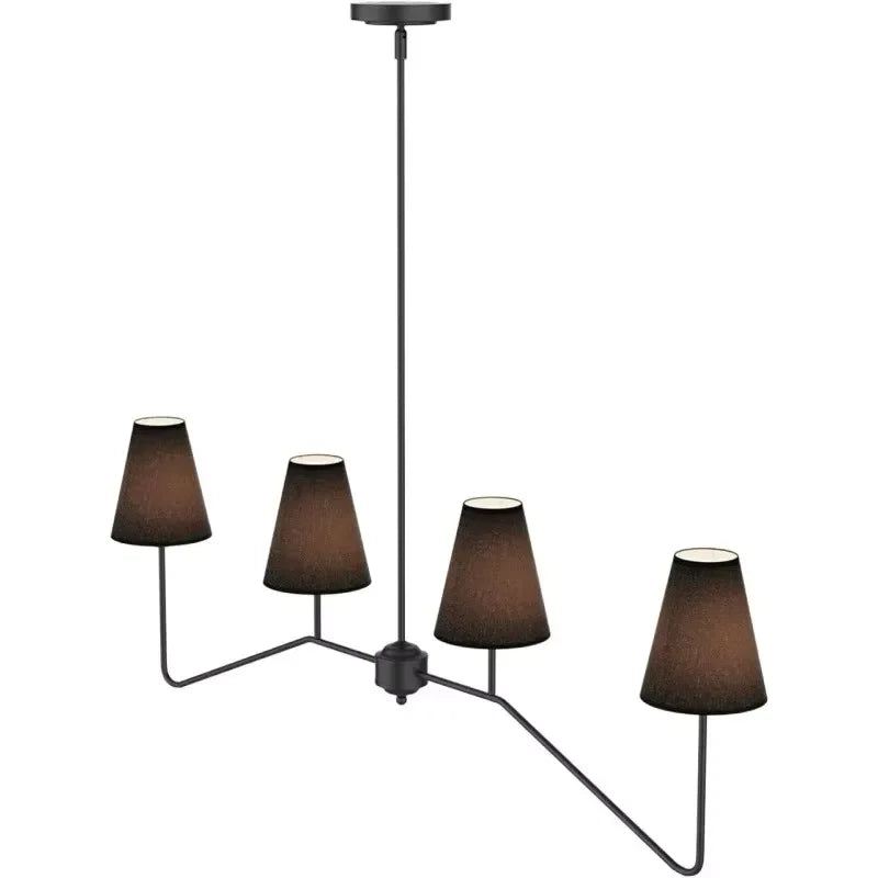 Riva Veil Fabric Chandelier – Minimalist – product detail 12