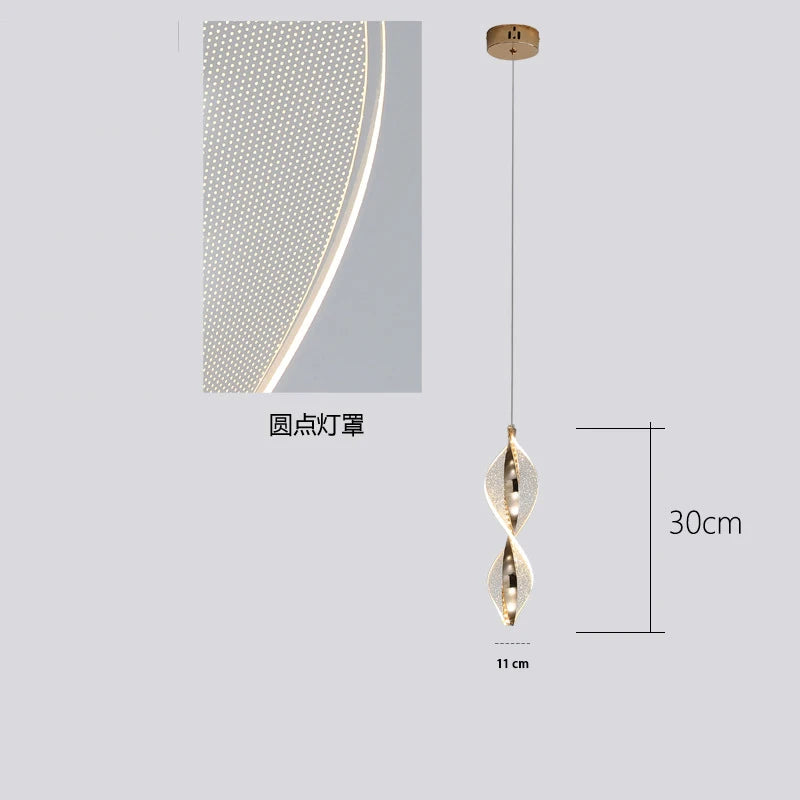 Soren Loop Acrylic Wall Sconce – Nordic – product detail 10