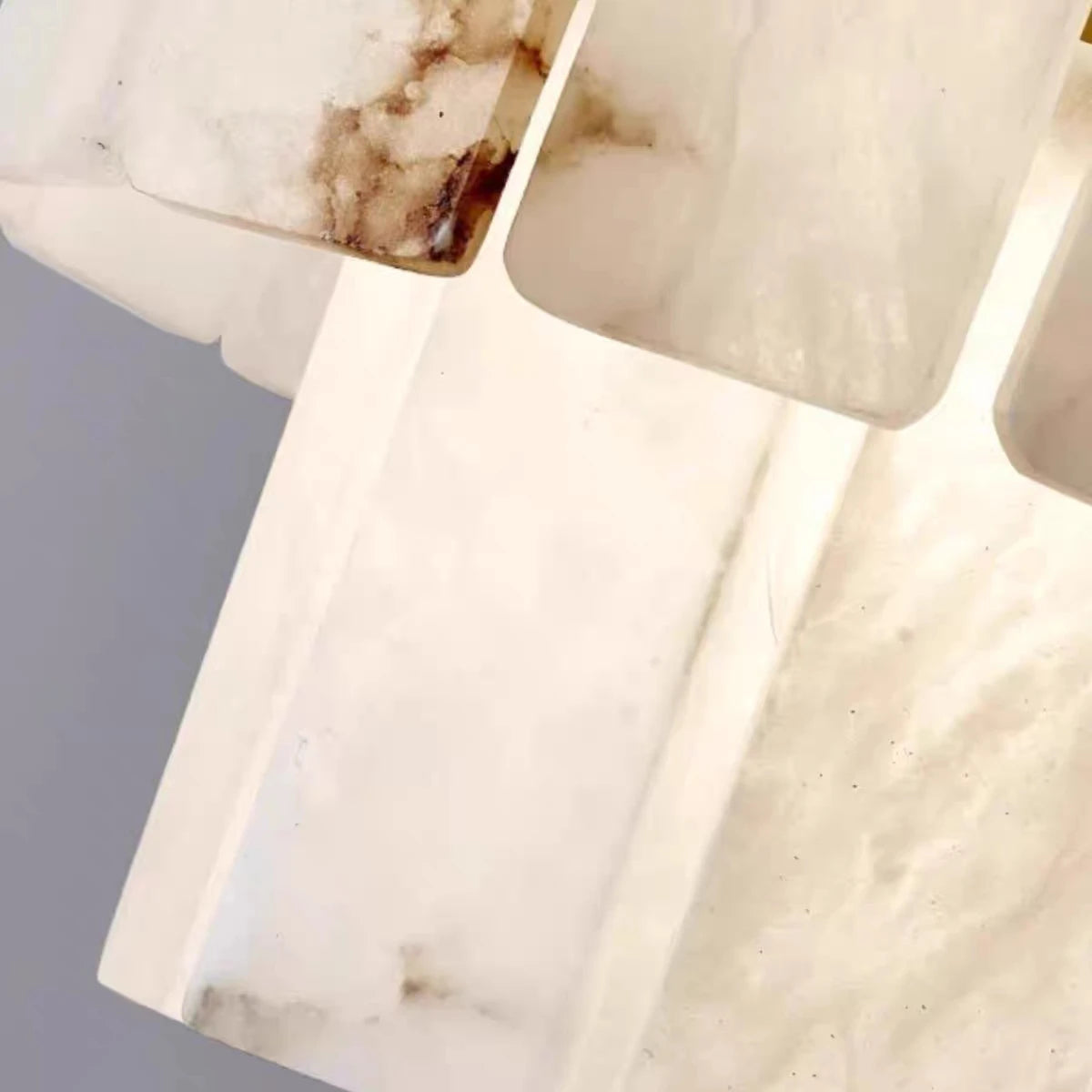 Alabaster & Marble Chandelier – Modern Minimalist for Dining Room, Living Room, Foyer | Celine Line by Evenlyr