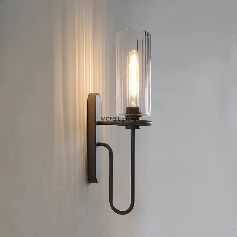 Junia Halo Glass Wall Sconce – product view 4