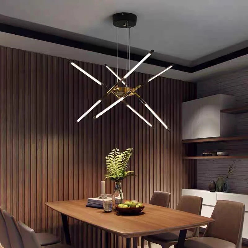 Metal Chandelier – Modern Dimmable LED for Bedroom & Bedside, Living Room, Dining Room & Kitchen | Virelle Glow by Evenlyr