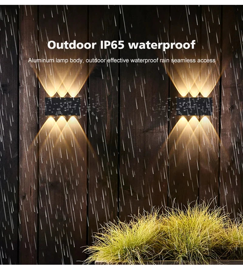 Neroli Aluminum LED Outdoor Wall Light for Garden – IP65 – detail view 5