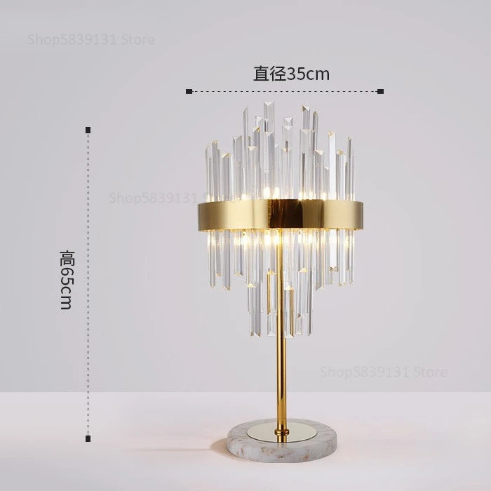Lune Crown Glass Floor Lamp – Nordic – product detail 9