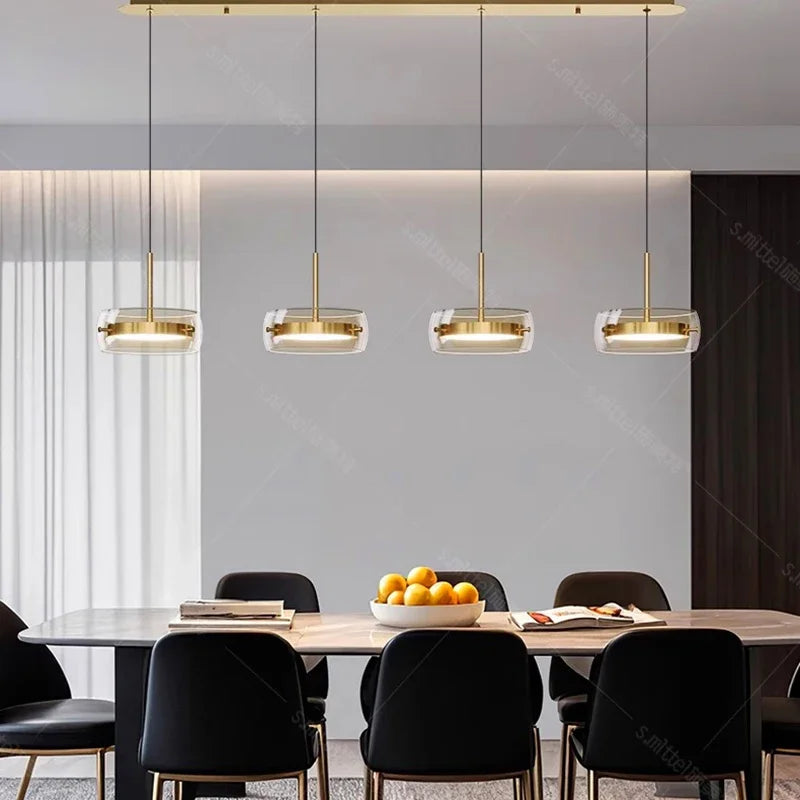 Vita Crescent Glass Chandelier – Remote Control – product detail 5