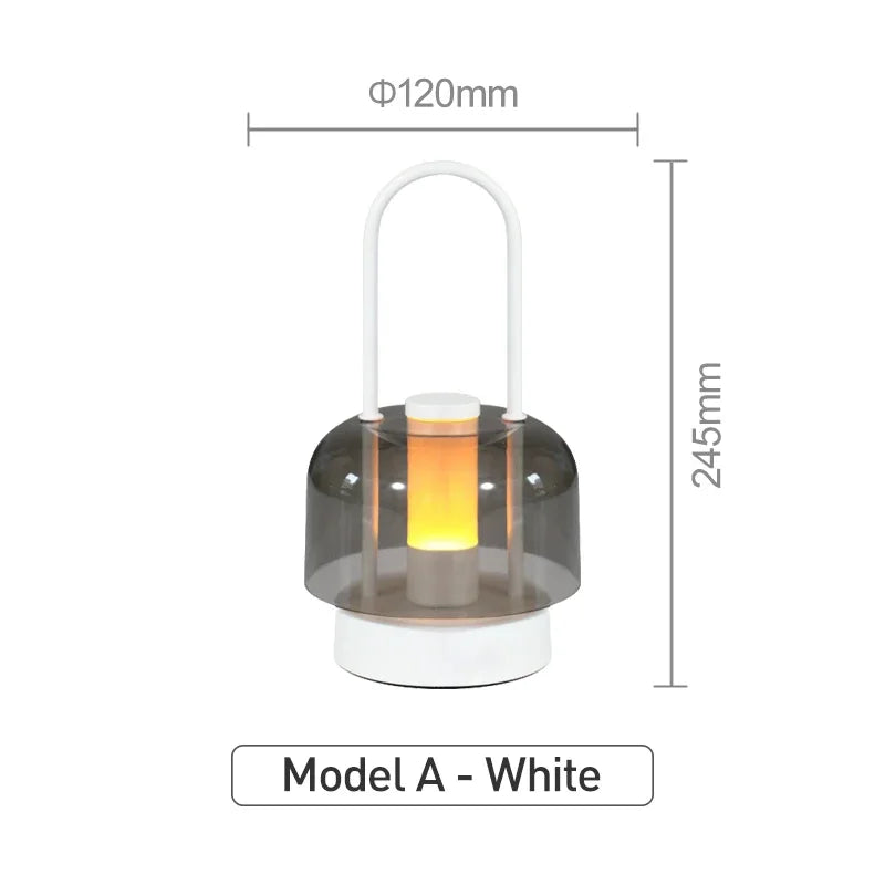 Oriana Arc Rechargeable Aluminum Desk Lamp – product view 11