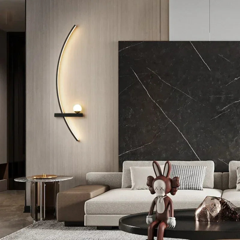 Metal Wall Sconce – Modern Minimalist Smart LED for Bedroom, Hallway, Living Room | Aviana Dome by Evenlyr