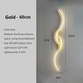 Metal Linear Wall Sconce – Minimalist Modern LED Linear for Bedroom & Bedside, Living Room | Aurelle Orbit by Evenlyr
