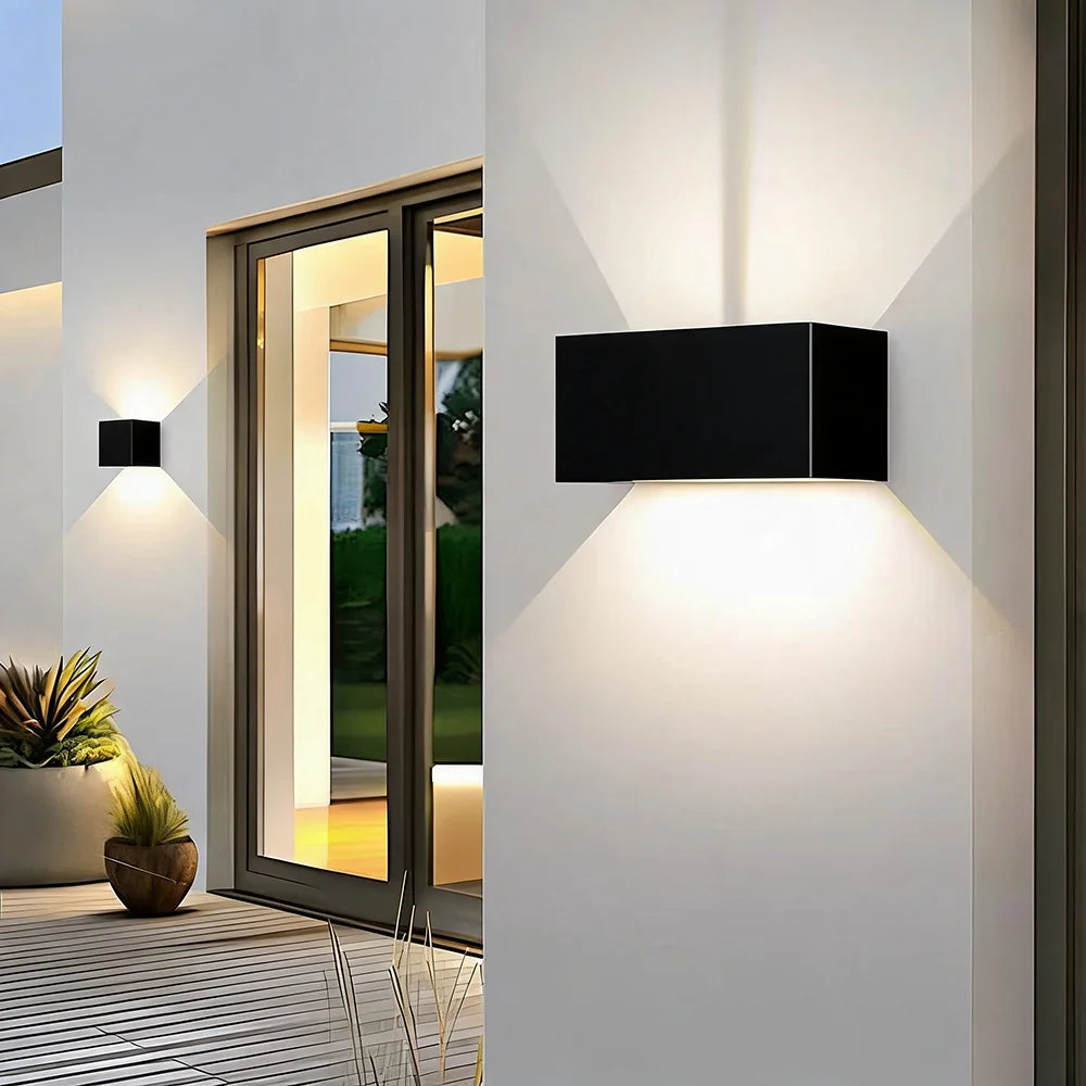 Ravena Up & Down Beam Outdoor Wall Light for Exterior Wall