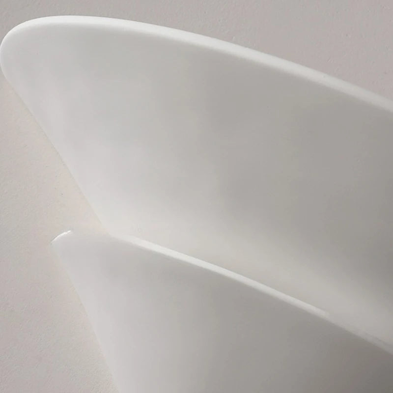 Neroli Double-Layer Gypsum Wall Sconce for Corridor – Wabi-Sabi