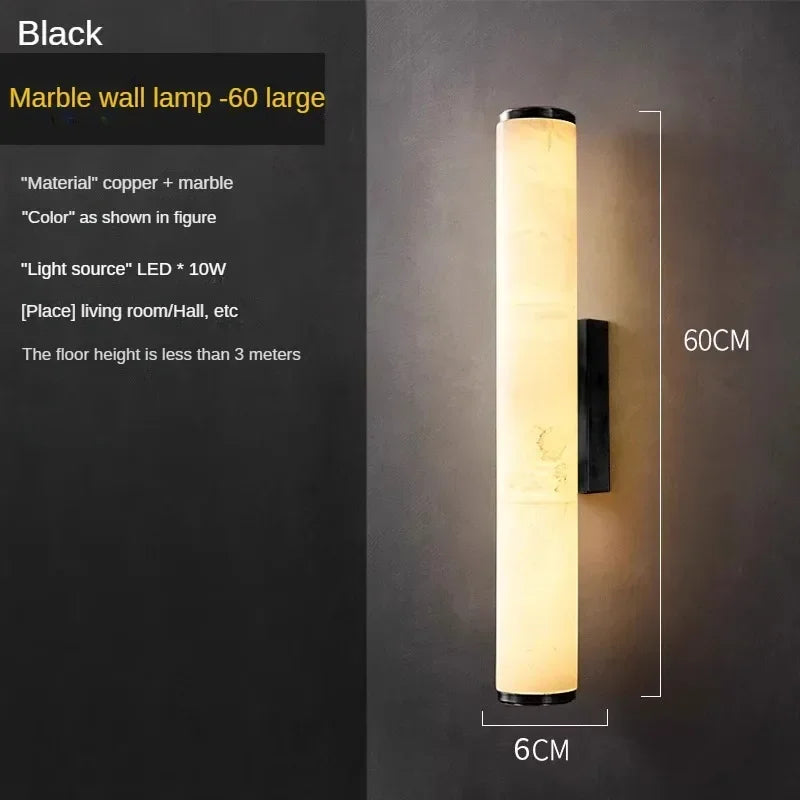 Solis Facet Alabaster Wall Sconce – Minimalist – product detail 9