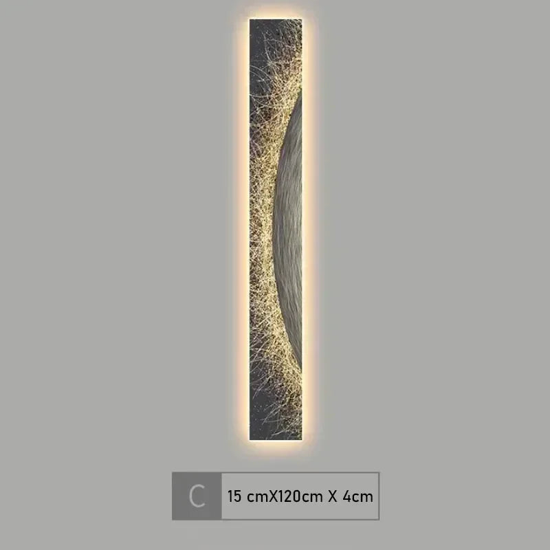 Kensley Aluminum Modern Wall Sconce for Living Room – Luxury – detail view 12