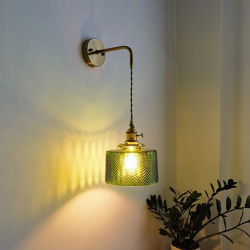 Vintage Copper Plug-In Vanity Light – detail view 4