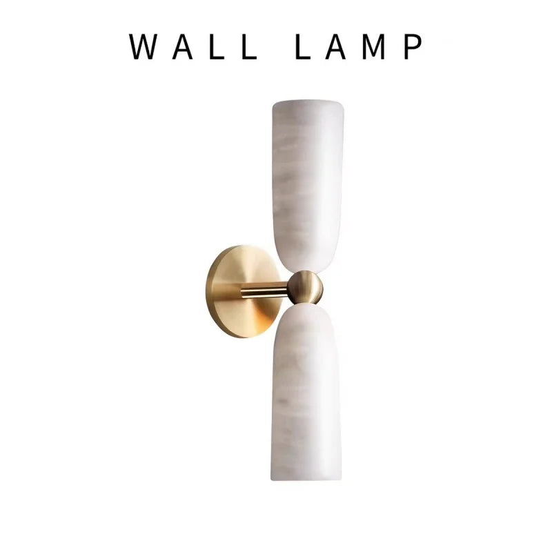 Giselle Veil Alabaster Wall Sconce – Modern Alabaster Wall Sconces for Hotel