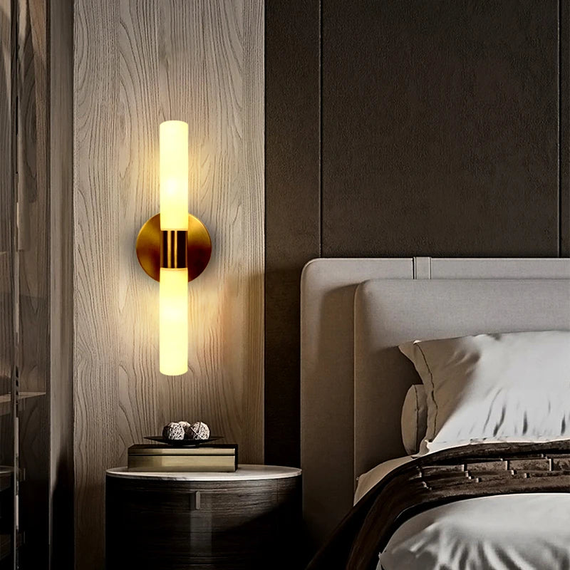 Olea Drift Glass Wall Sconce – Modern – product detail 4