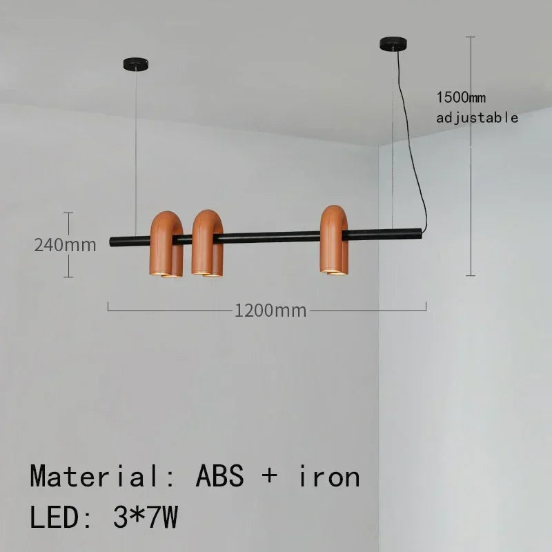 Elowen Arc Adjustable Metal Pendant Light