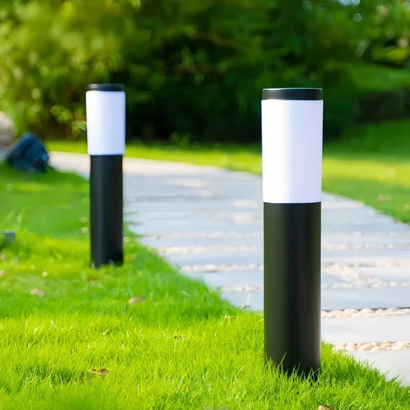 Kensley 15W Stainless Steel Garden Pillar Light – detail view 5