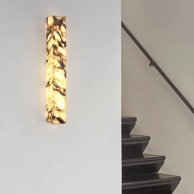 Oriana Veil Dimmable Marble Wall Sconce – product view 2