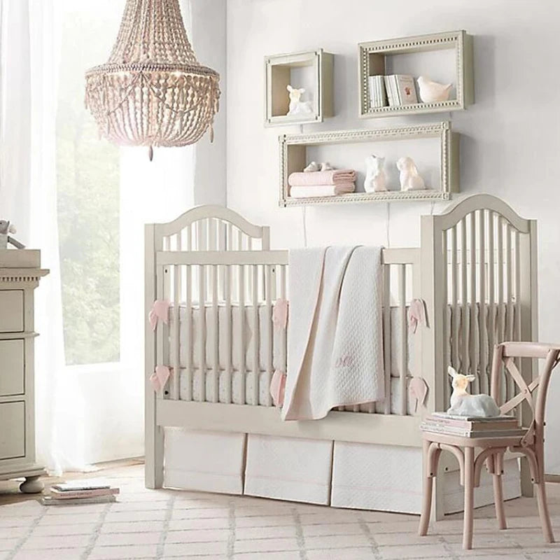 Siena Vintage Wood Chandelier for Bedroom – Farmhouse