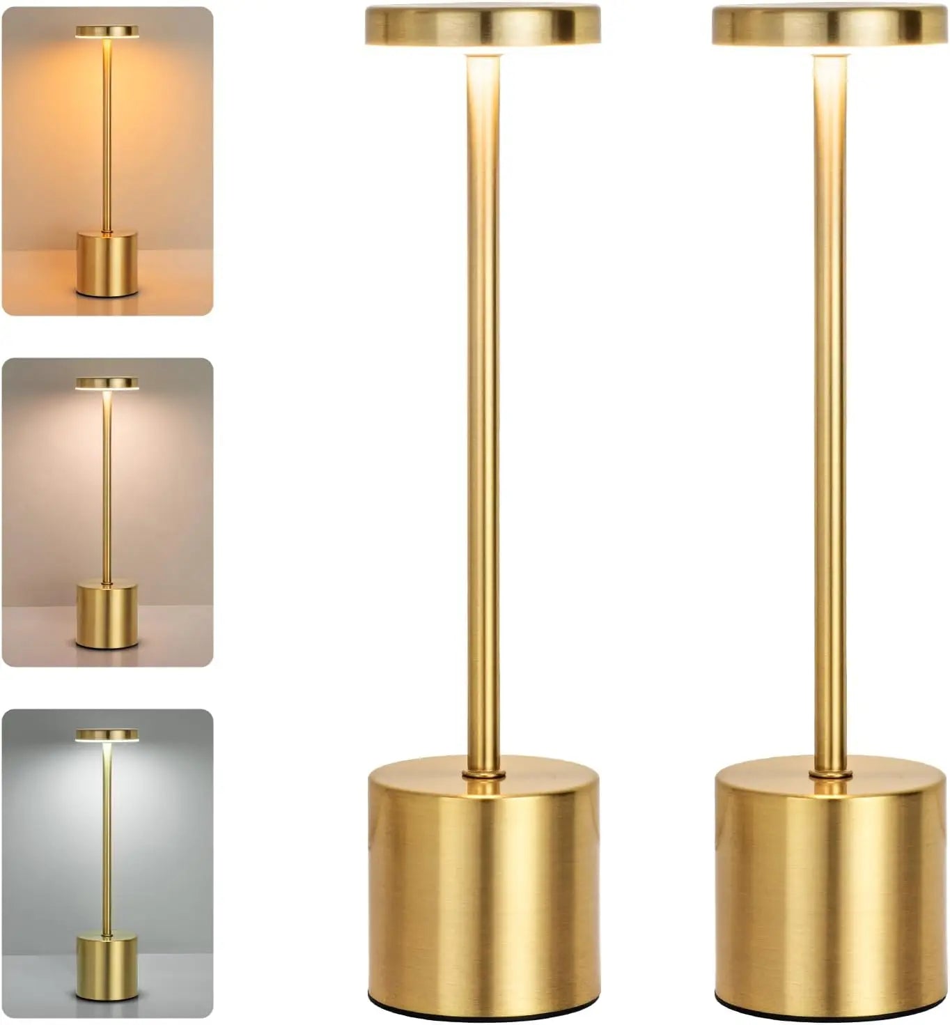 Vita Crescent Aluminum Table Lamp – Rechargeable – product detail 5