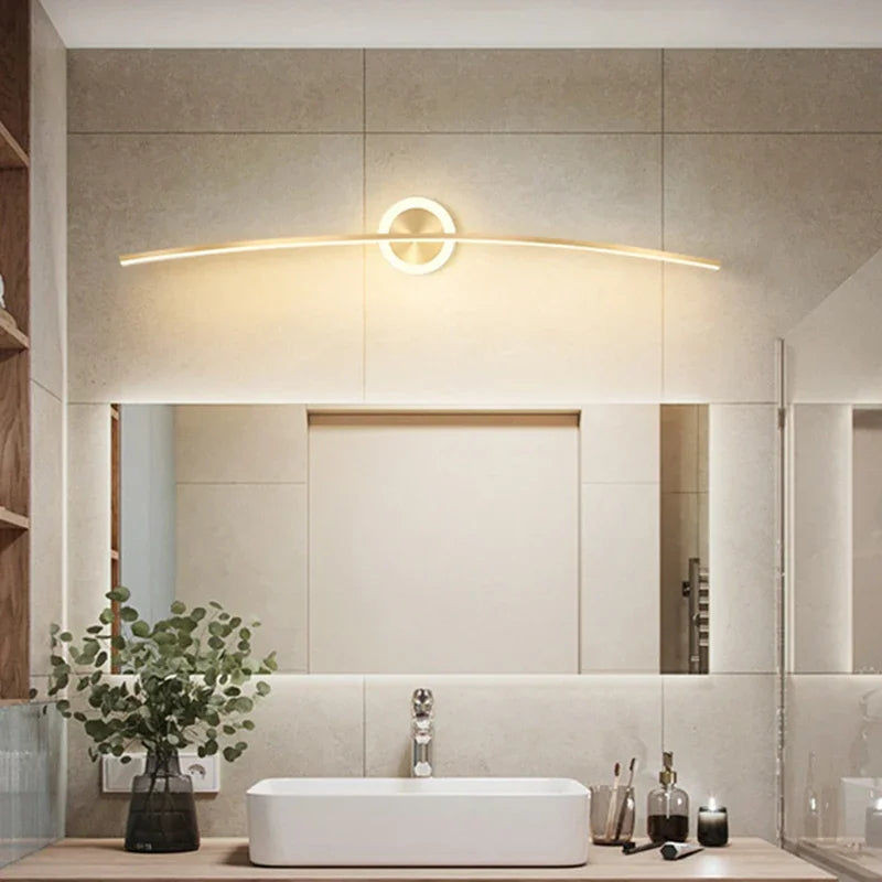 Metal Wall Sconce – Modern LED for Bathroom, Bedroom & Bedside, Living Room | Selene Orbit by Evenlyr
