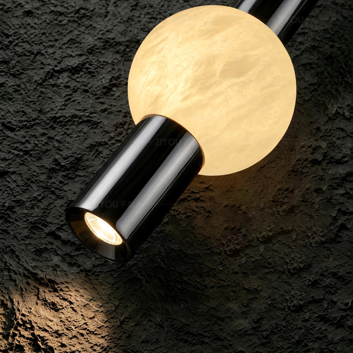 Siena Adjustable Pendant Light for Bedroom – Luxury – detail view 4