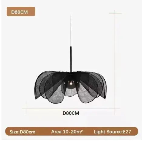 Thea Aura Fabric Chandelier – Wabi-Sabi – product detail 12